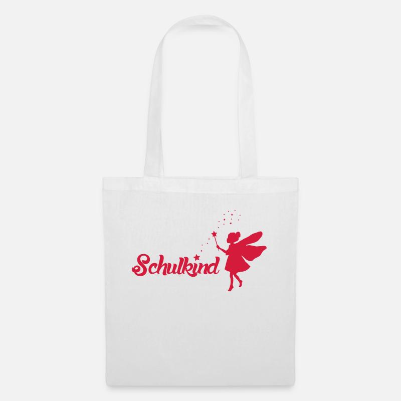 Schulkind Fee Sternenstaub - Stoffbeutel - Weiß