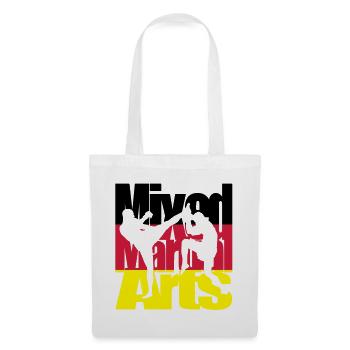 Mixed Martial Arts Deutsch - Stoffbeutel - Weiß - Vorne