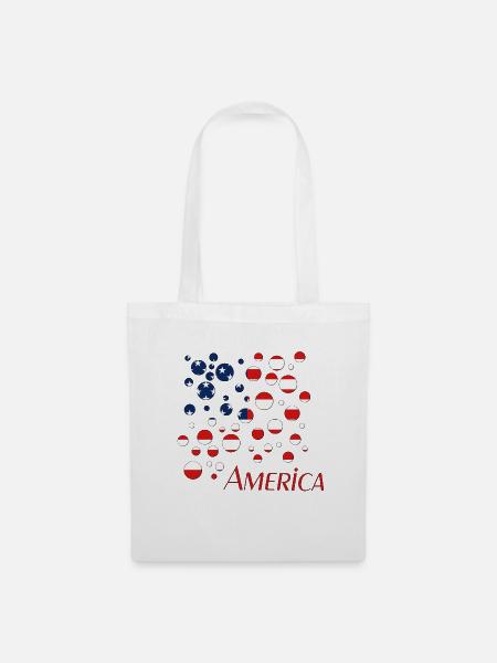 America - Stoffbeutel - Weiß