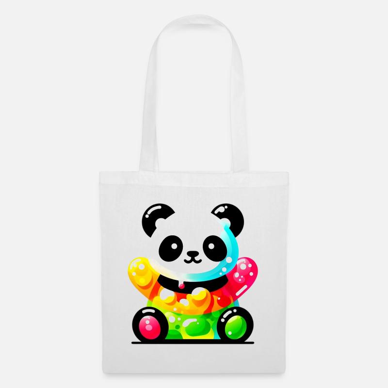 Panda - Borsa di stoffa - bianco