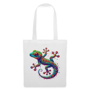 Gecko - Stoffbeutel - Weiß - Vorne