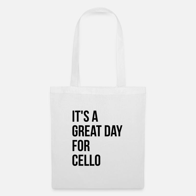 Cello - Stoffbeutel - Weiß