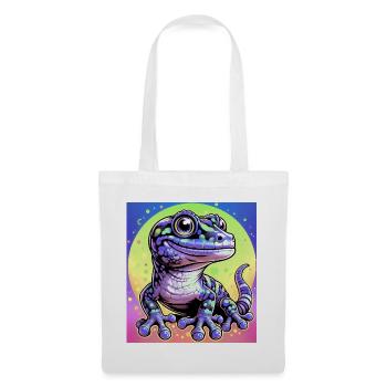 Gecko - Stoffbeutel - Weiß - Vorne