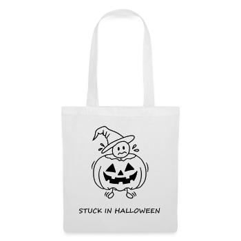 Stuck In Halloween - Stoffbeutel - Weiß - Vorne