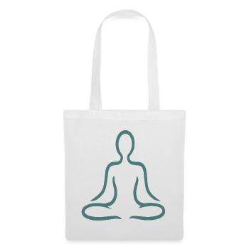 Yoga Und Meditation - Stoffbeutel - Weiß - Vorne