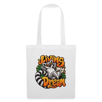 Lemur - Stoffbeutel - Weiß - Vorne