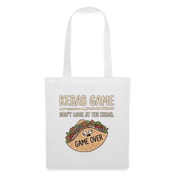 Kebab Spiel Nicht Gucken - Stoffbeutel - Weiß - Vorne