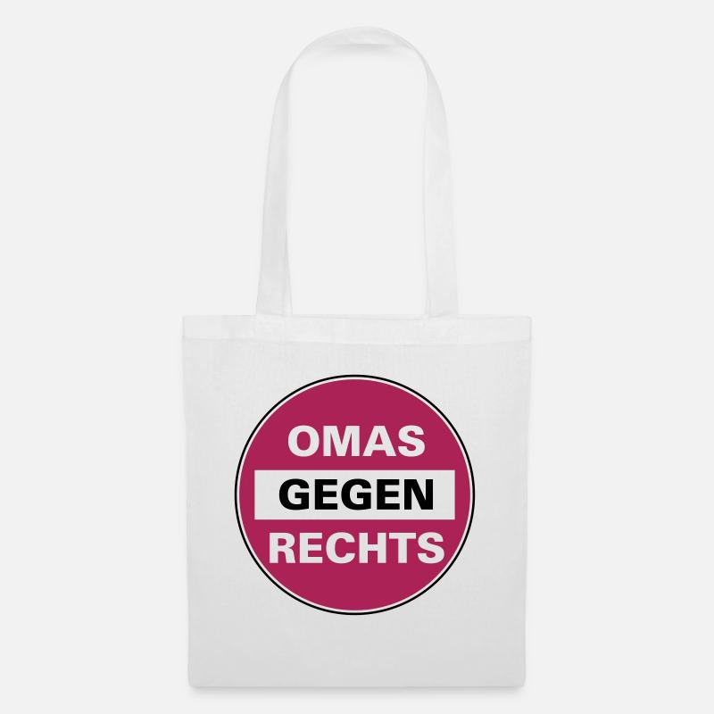 Grannies against right shield - Tote Bag - white