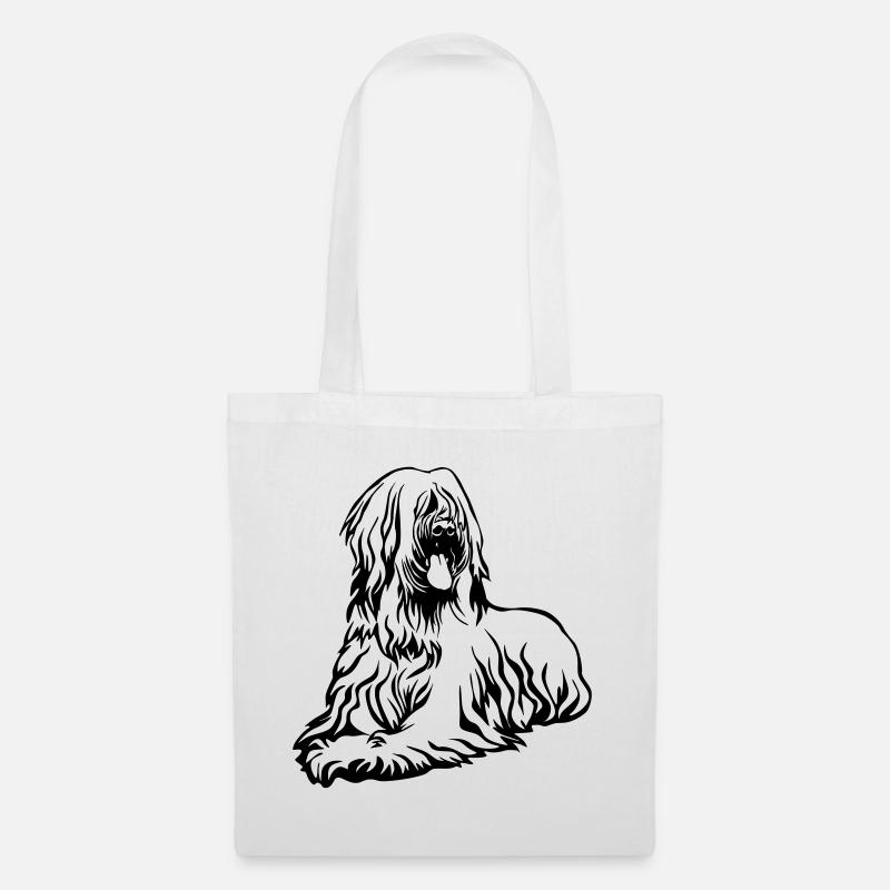 Briard - Stoffbeutel - Weiß
