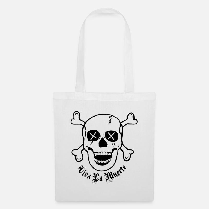 Viva La Muerte - Stoffbeutel - Weiß