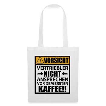 Vertriebler Vertriebsmitarbeiter Sprüche Lustig - Stoffbeutel - Weiß - Vorne