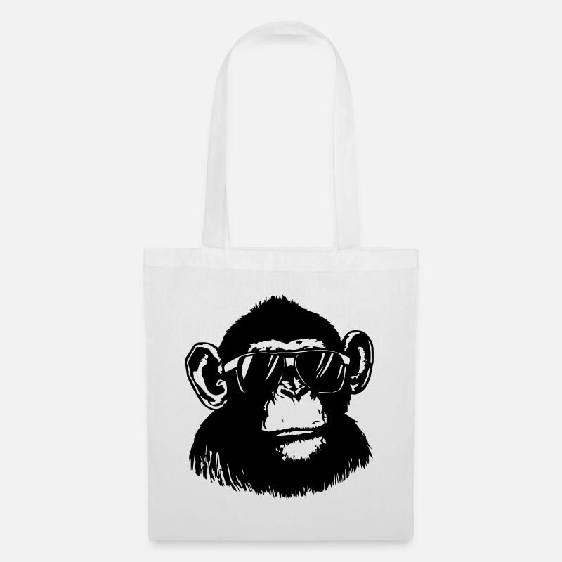 Cool Monkey - Tote Bag - white
