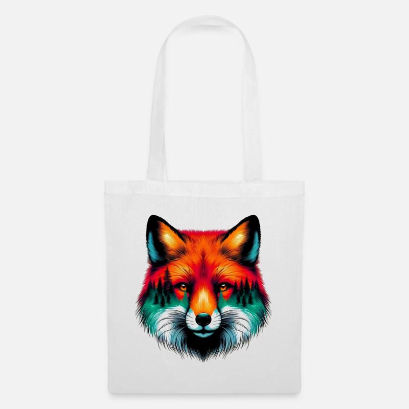Fuchs - Stoffbeutel - Weiß