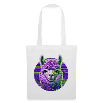 Alpaga - Sac en tissu - blanc - Devant