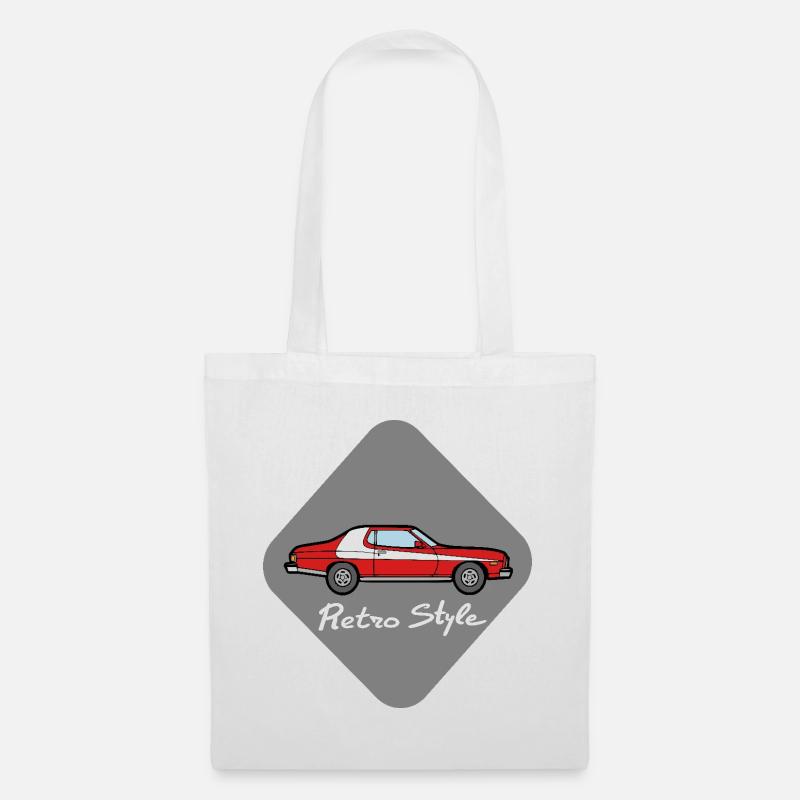 Retro style - Tote Bag - white