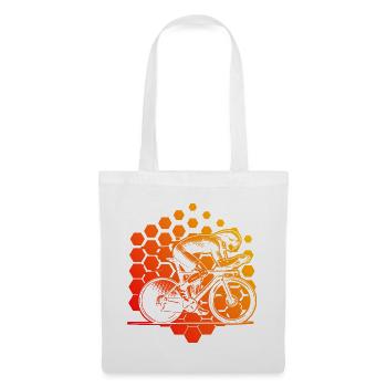 Conception de vélos de route à propulsion - Sac en tissu - blanc - Devant