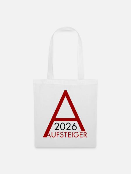 Aufsteiger 2026 Aufstieg - Stoffbeutel - Weiß