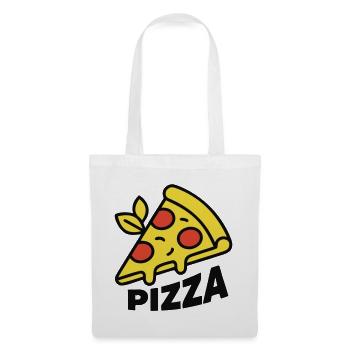 Pizza Piece Letting Italy Pizzeria - Sac en tissu - blanc - Devant