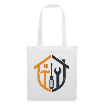 Caretaker Coat of Arms – Craftsman Logo - Tote Bag - white - Front