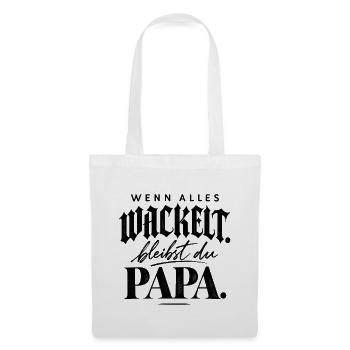 Papa – Mein Ruhepol Papa Geschenk - Stoffbeutel - Weiß - Vorne