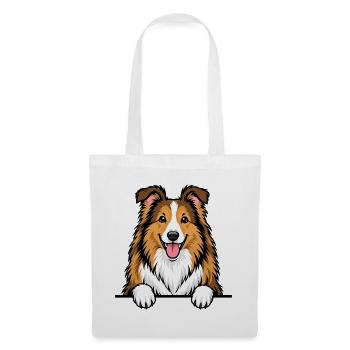 Collie - Stoffbeutel - Weiß - Vorne