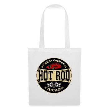 hot rod logo - Sac en tissu - blanc - Devant