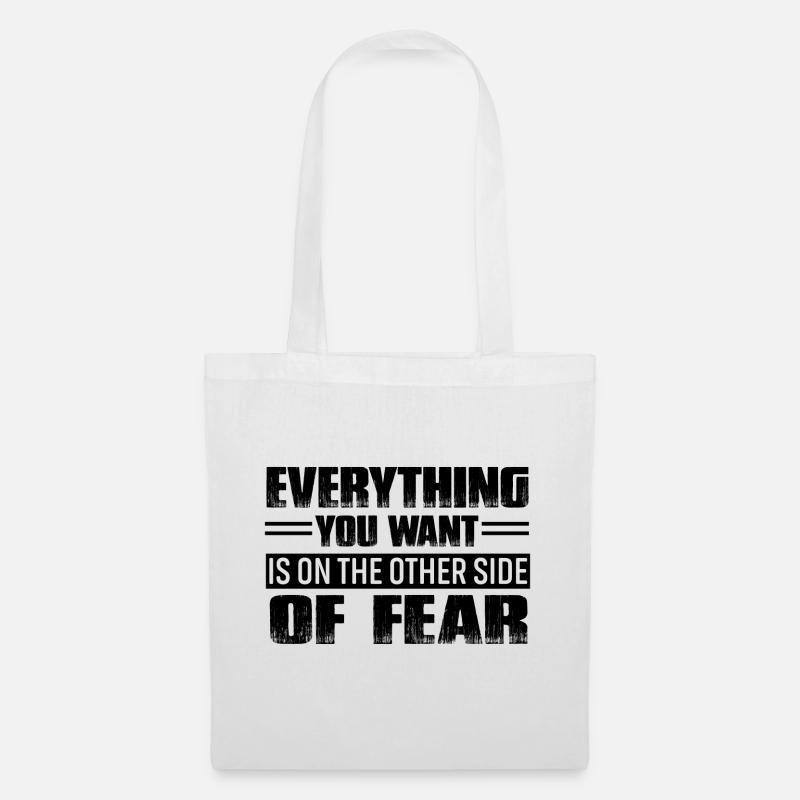 motivation - Sac en tissu - blanc
