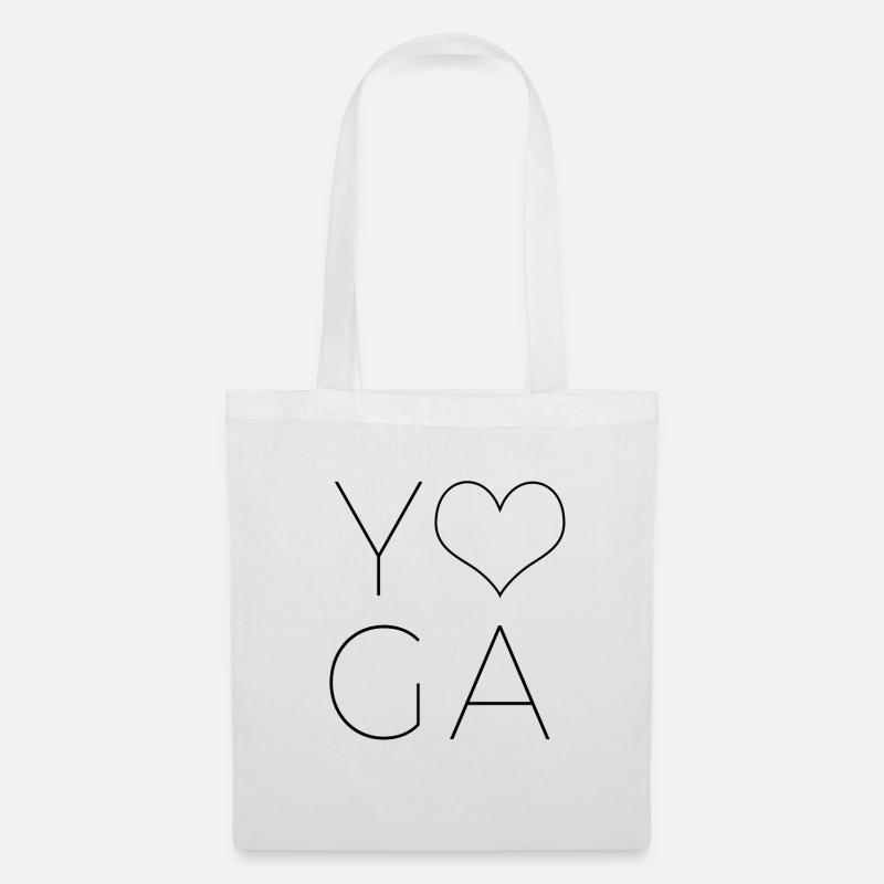 Yoga - Stoffbeutel - Weiß