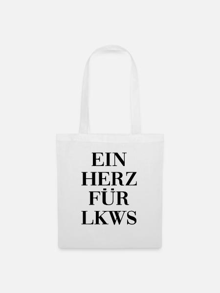 LKW - Stoffbeutel - Weiß