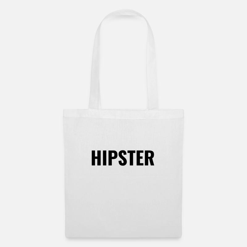 Hipster - Stoffbeutel - Weiß