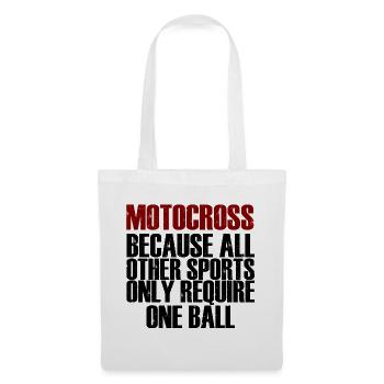 Motocross motorcycle - Tote Bag - white - Front