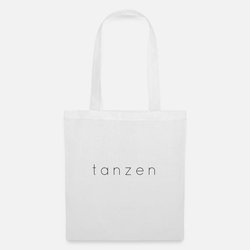 tanzen (schlicht) - Stoffbeutel - Weiß