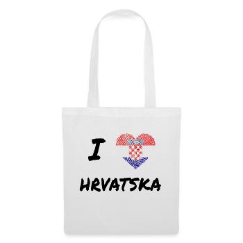 Love for Croatia - Tote Bag - white - Front