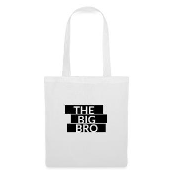 The Big Bro Schriftzug - Stoffbeutel - Weiß - Vorne