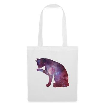 Cat universe - Sac en tissu - blanc - Devant
