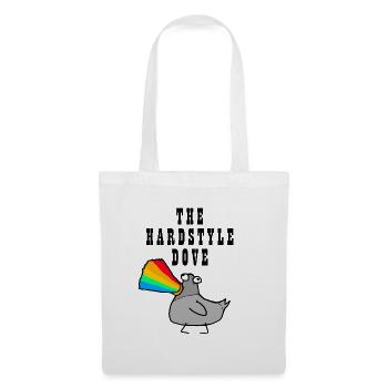The Hardstyle Dove Inscription Noir - Sac en tissu - blanc - Devant