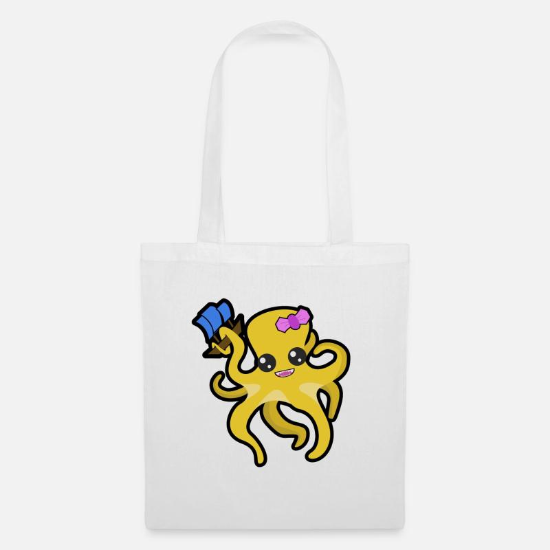 Baby Netter Kraken - Stoffbeutel - Weiß