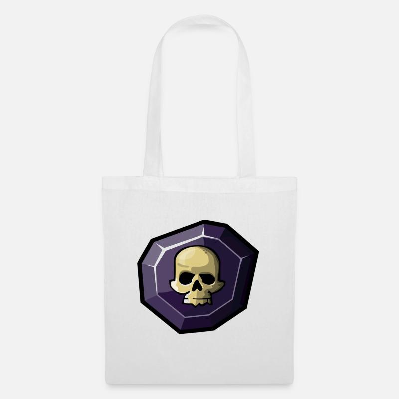 Élément: sombre - Sac en tissu - blanc