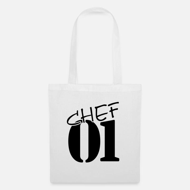Chef 01 - Stoffbeutel - Weiß
