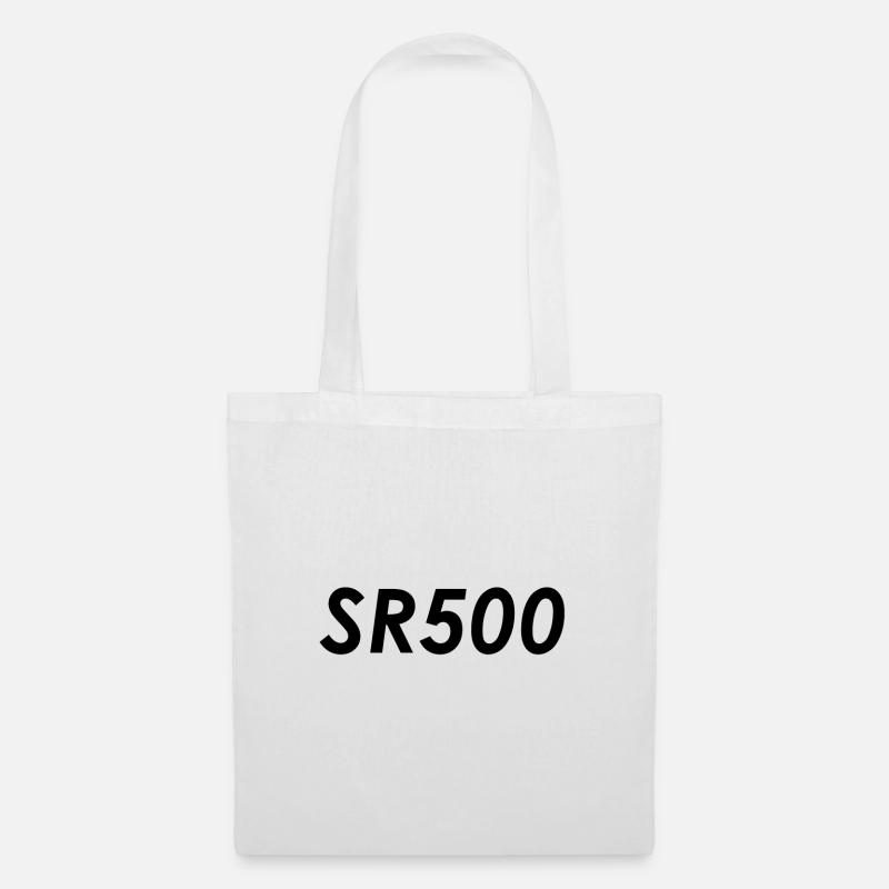SR500 schwarz - Stoffbeutel - Weiß