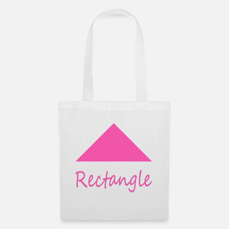 Mauvaise forme de rectangle - Sac en tissu - blanc