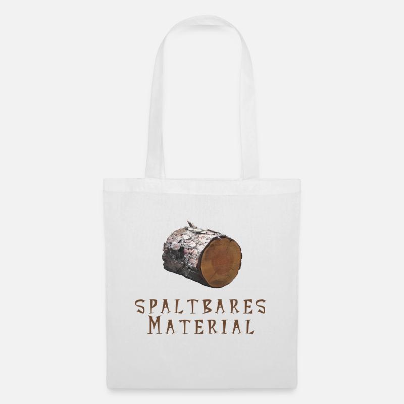 spaltbaresMaterial - Stoffbeutel - Weiß