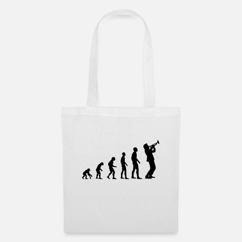 Trompette évolution - Sac en tissu - blanc