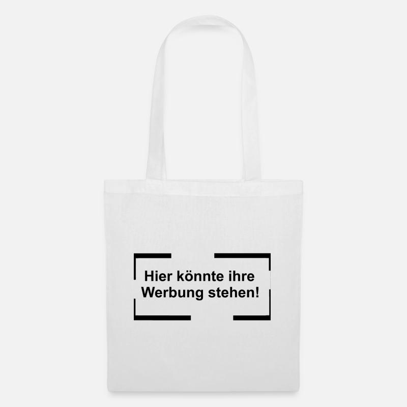 Hier könnte Ihre Werbung stehen - Stoffbeutel - Weiß
