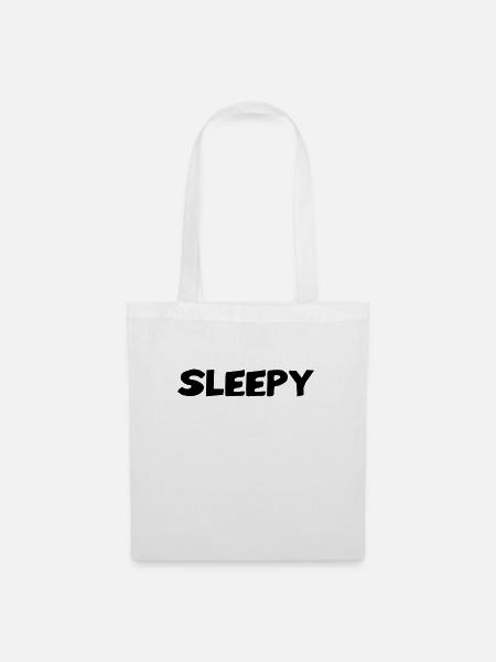 Zwerge Cosplay Märchen Fashing Geschenk Sleepy - Stoffbeutel - Weiß