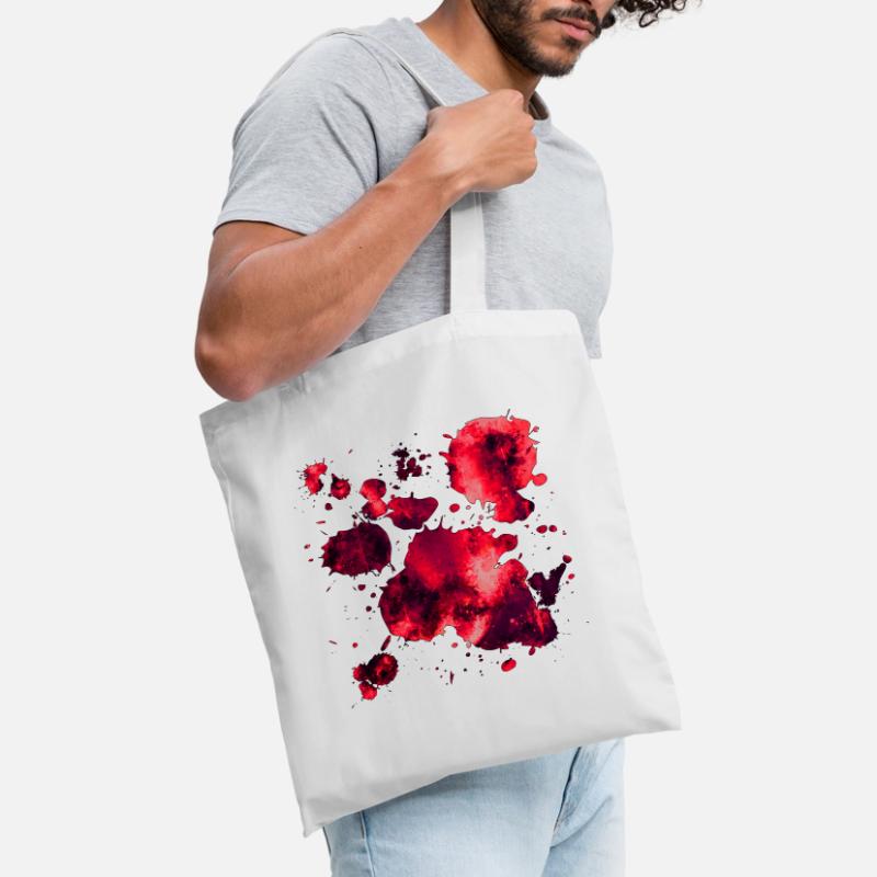 gxp psychedelic color gradient pattern WF red Tote Bag