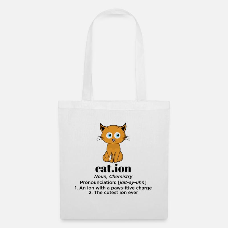 CATION DEFINITION - Tote Bag - white