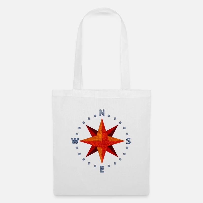 compass - Tote Bag - white