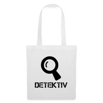 Detective magnifier white - Tote Bag - white - Front