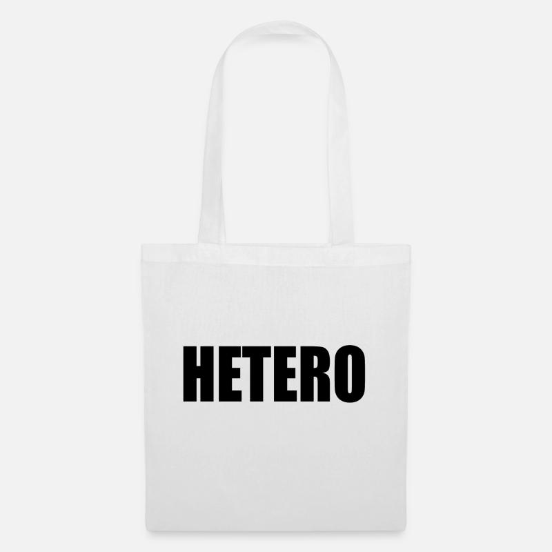 Hetero Geschenkidee - Stoffbeutel - Weiß
